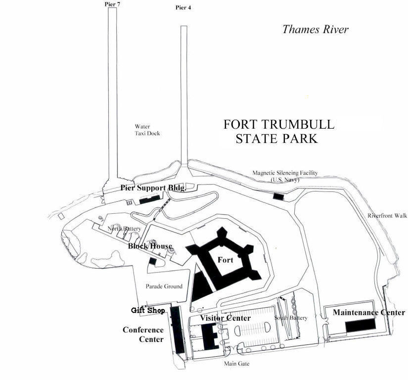 Map of Fort Trumbull Grounds